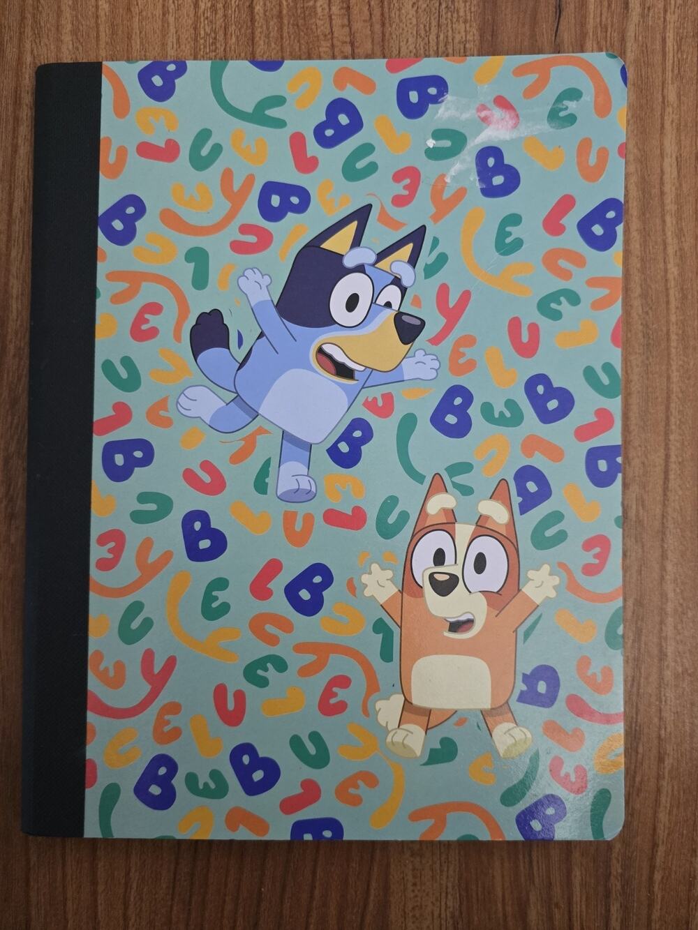 Bluey Composition Notebook Back To School 100 Pgs Wide Ruled S1